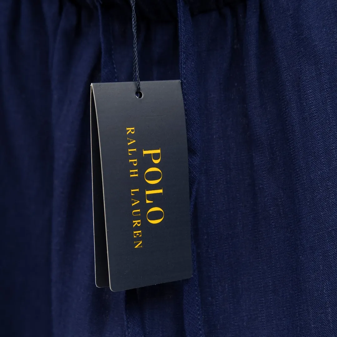 P270 top version (different currencies) You can scan the QR code to enter the official website. Style: Ralph Lauren POLO linen old money style embroidered trousers. Color: Picture color. Size: S-L. Fabric: Linen. Accessories: Full set of customized accessories. No gender distinction. Same style for men and women.